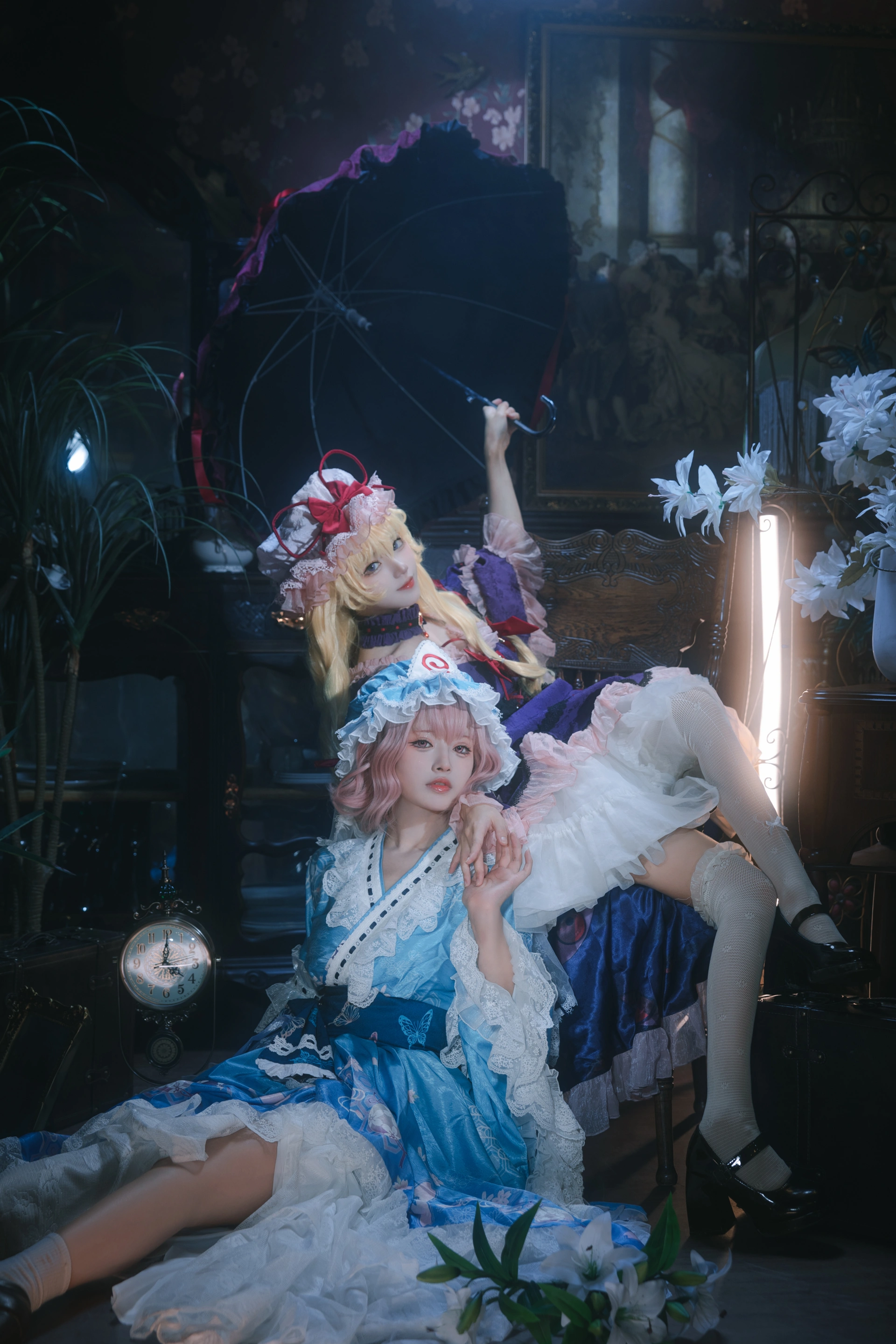 花柒Hana – NO.034 八云紫+西行寺幽幽子 (&肃雨雨雨) 3